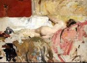 Joaquin Sorolla Female Nude oil painting on canvas